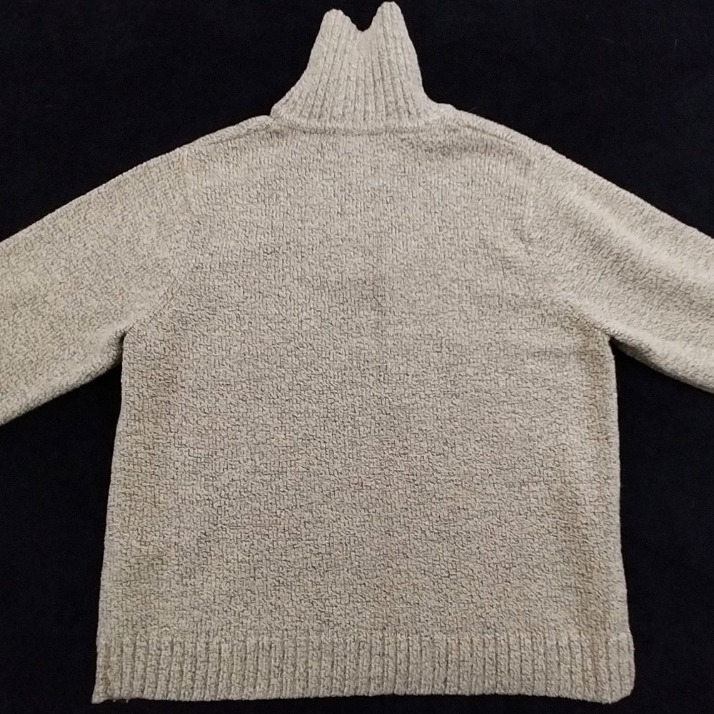 Carolyn‎ Taylor Sweater Size XL Brown Partial Zip Turtle Neck #1260 - Picture 13 of 13